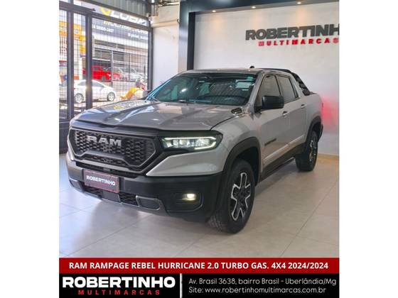 RAM RAMPAGE 2.0 HURRICANE 4 TURBO GASOLINA REBEL 4X4 AUTOMÁTICO